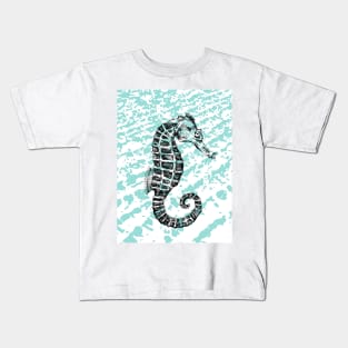 seahorse print Kids T-Shirt